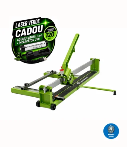 Wendora Xtreme 1200 – Mașină profesională de tăiat gresie (plăci groase până la 20 mm) + Laser verde