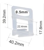 Clipsuri de nivelare pentru gresie și faianță 3-12 mm – SCHNEIDER - imagine 3