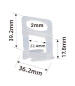 Clipsuri de nivelare pentru gresie și faianță 3-12 mm – SCHNEIDER - imagine 7