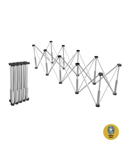Masă pliabilă aluminiu pentru gresie – 115/220 cm, Wendora