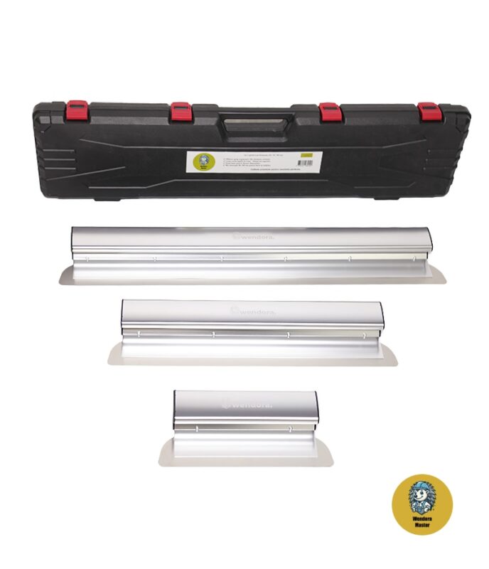 Set 3 gletiere profesionale aluminiu, Wendora Master