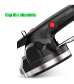 Ventuză vibratoare profesională 12V cu acumulatori – nivelare plăci mari, aderență 50 kg - imagine 3