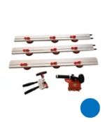 Sistem profesional de tăiere plăci mari (Slim Slab) – 3m, ghidaj aluminiu cu 9 ventuze și 3 role de tăiere