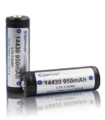 Acumulator Keeppower 14430 950mAh Li-ion cu protecție (P1443C2) - imagine 2