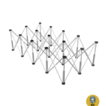 Masă pliabilă din aluminiu – 15 picioare