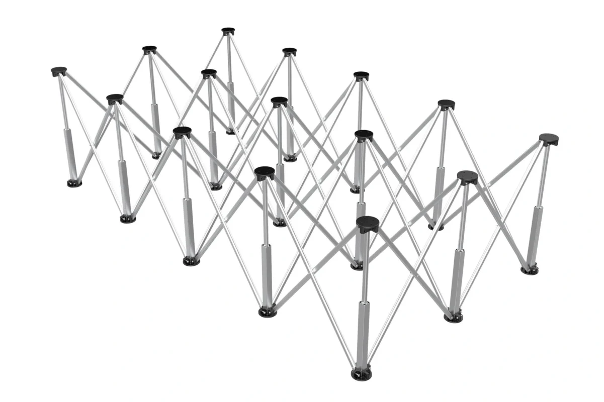 masa-pliabila-Wendora-aluminiu-industrial-15 -picioare-detaliu