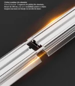 Sistem profesional de tăiere plăci mari (Slim Slab) – 3m, ghidaj aluminiu cu 9 ventuze și 3 role de tăiere - imagine 3